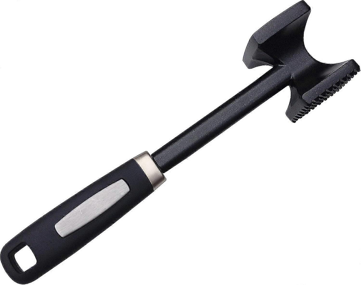 KINZON Chef Meat Tenderizer. Best hammer / mallet / pounder for tenderizing steak, beef and poultry. Solid metal construction with comfort rubber