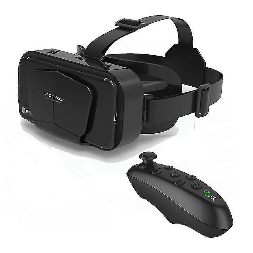 Vr Headsets com controlador, jogo de realidade virtual Movie Goggles para Ios & Android 4.7-7.2 polegadas Smartphone Vr Óculos