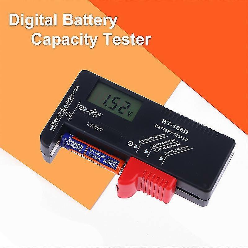 Bt-168d Digital Battery Tester Aa Aaa Battery Checker Battery Diagnostic Tool