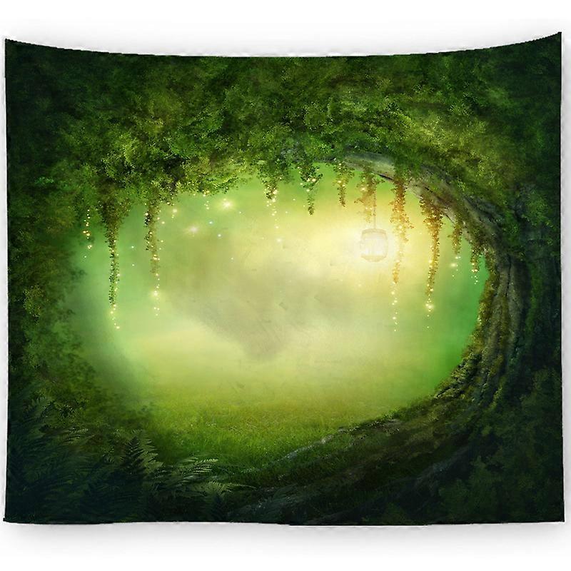 Digital Print Fantasy Fairy Tale Mysterious Cave Wall Hanging Tapestry