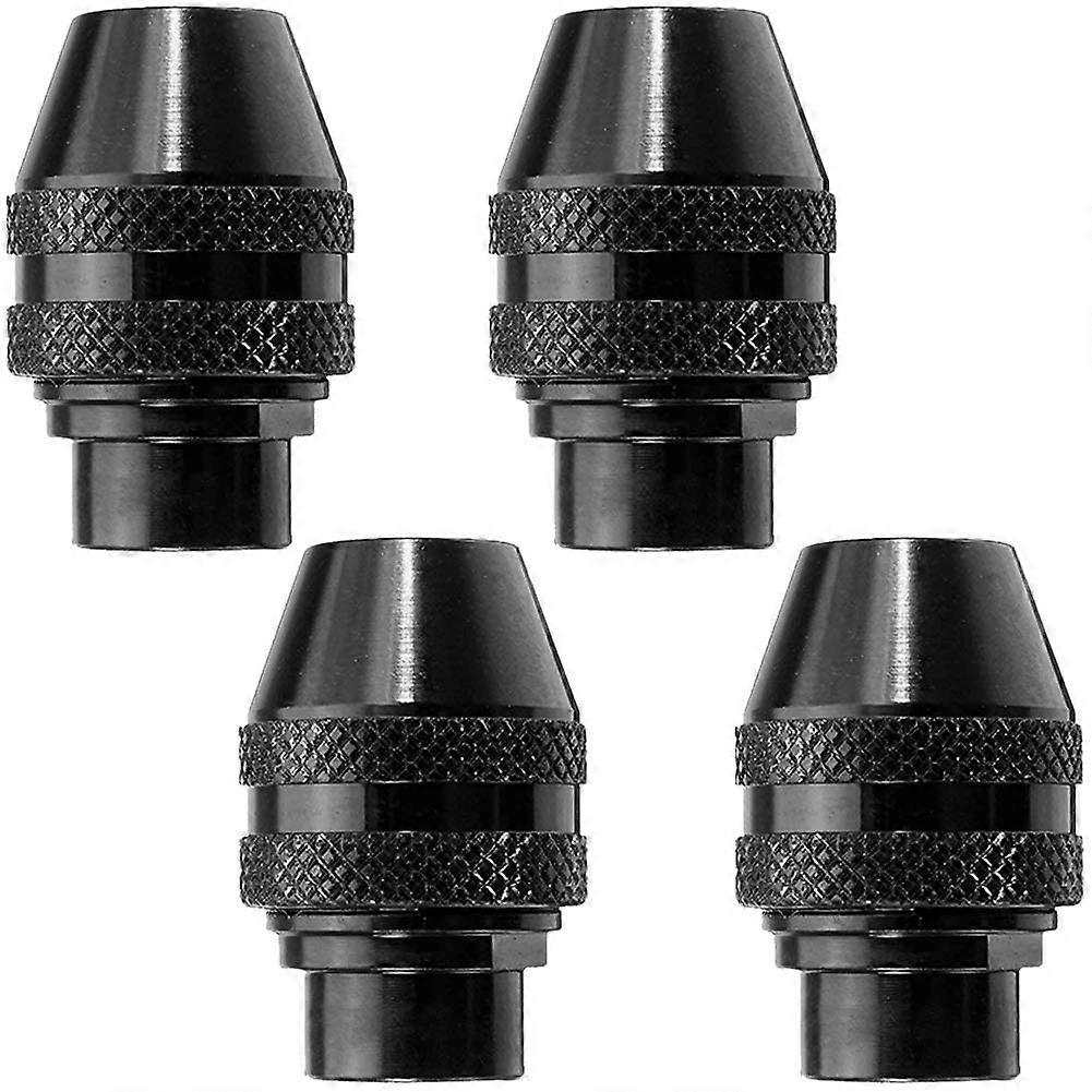 4 Pcs Quick Change Chuck Multifunction Universal Mini Keyless Drill Chuck for Dremel Electric Grind