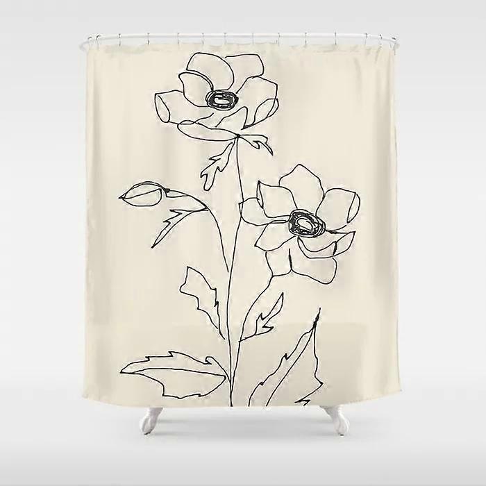Bathroom Shower Curtain Design Style - 6