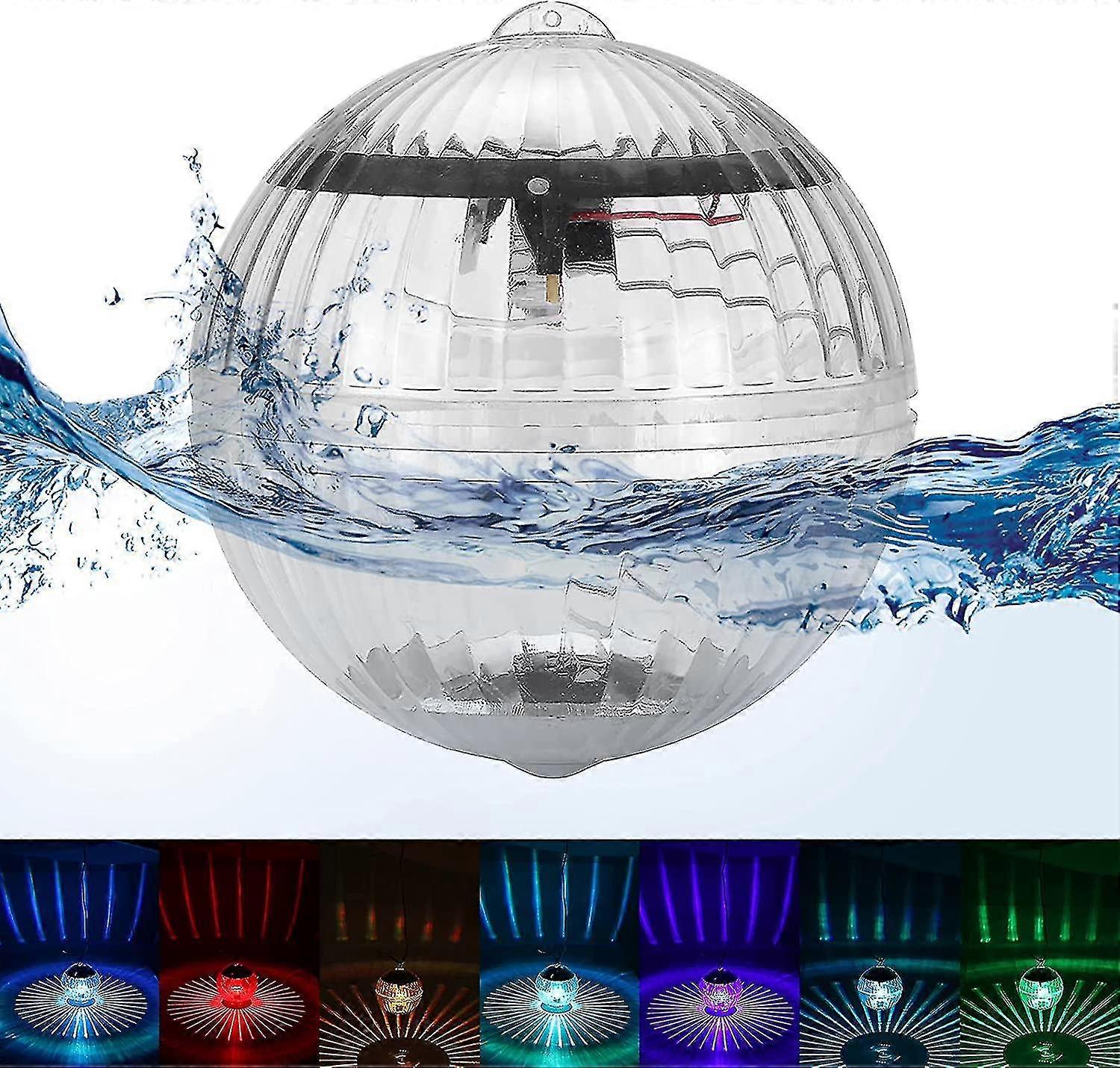 Solar Floating Pond Lights, Waterproof Led Color Changing Garden Pool Lights