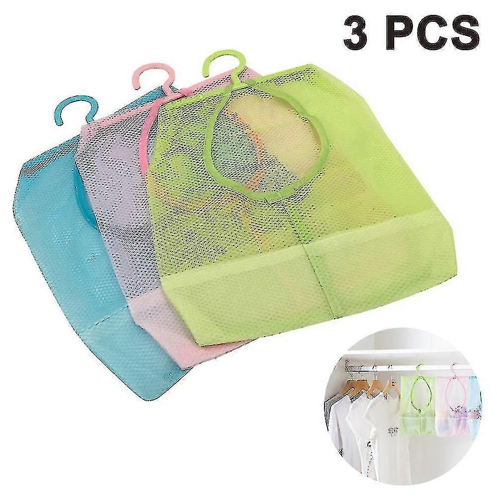 Mesh Bag Mesh Bag Washing Net Multifunction Mesh Bag With Hanger, Hanging Storage Mesh Bag For Family