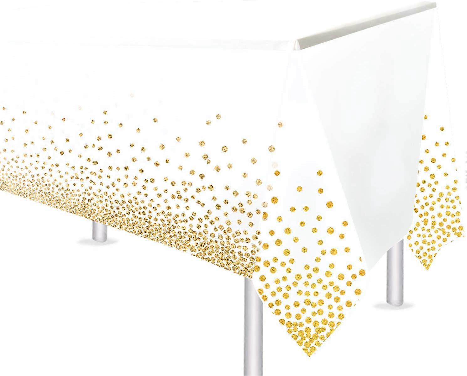 54" x 108" party tablecloth, suitable for square tables, hot-stamping rectangular plastic tablecloth