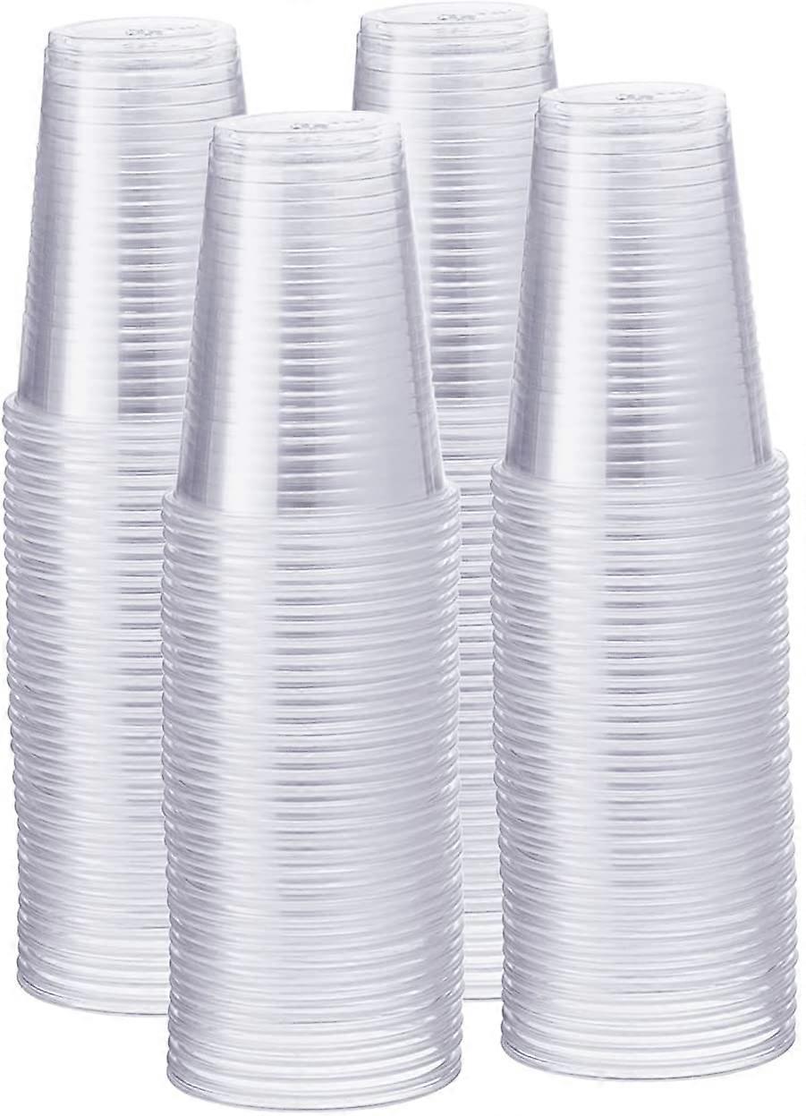 [500 Pack - 9 oz.] Clear Disposable Plastic Cups - Cold Party Drinking Cups