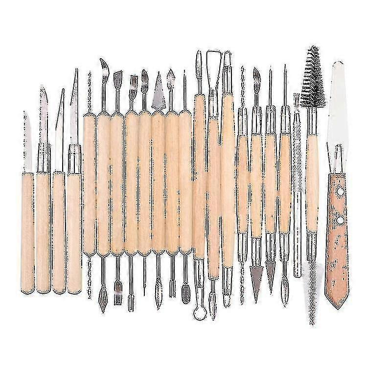 22 Pcs Diy Polymer Clay Carving Tool Polymer Clay Tools Modeling Tools