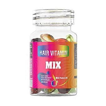 Hårvårdskapsel Reparera hårperming skada, slät och smidig, anti-frizz närande hårvård Eterisk olja 7 färger blandad