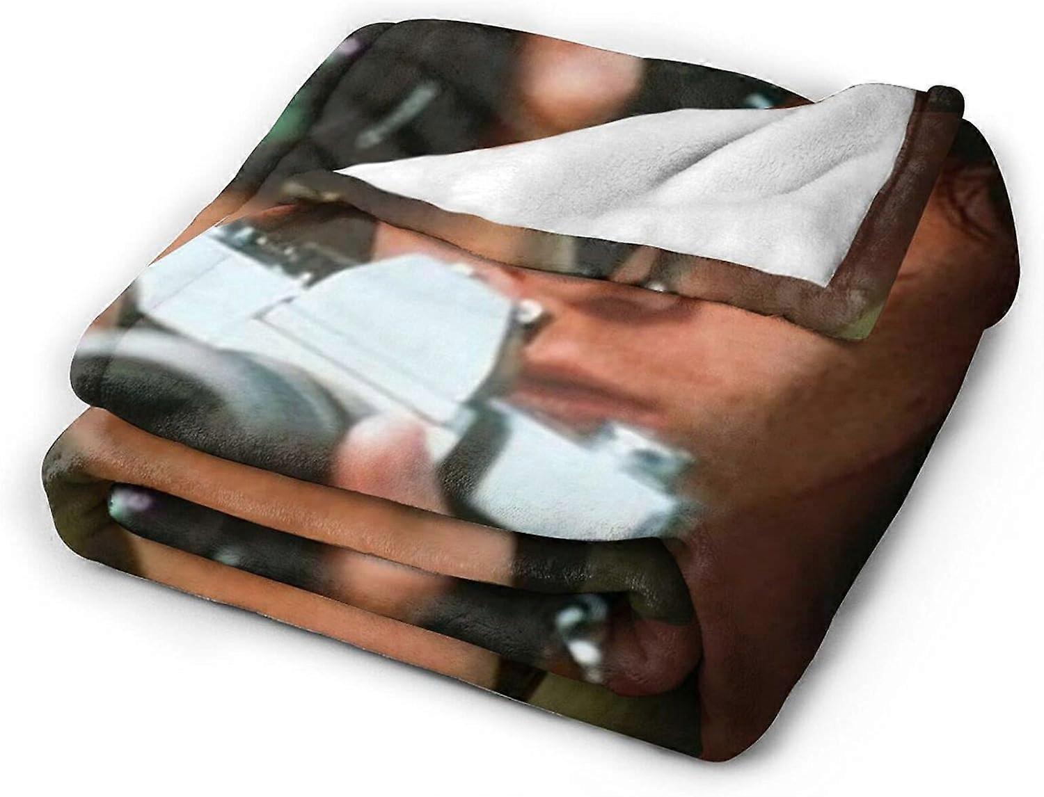 Heath Ledger Filt Ultramjuk flanellfilt 3D-tryck Fluffig plyschfilt Sängkläder Dekor Kasta Filt för vardagsrum Sovrum Sovsal Dekor (3Storlekar)-