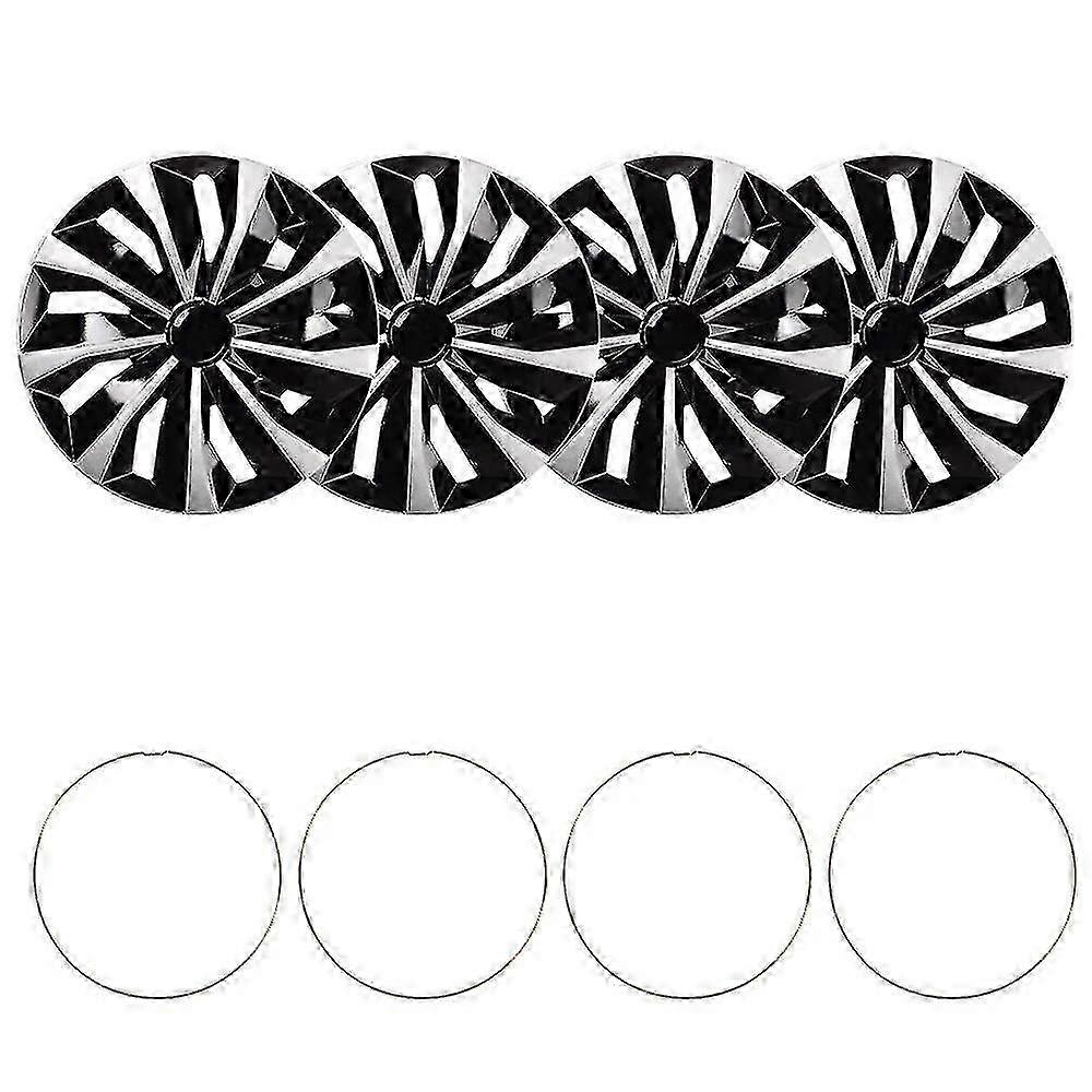 4pcs 16 inch Car Wheel Trim Covers for R16 Iron Hub Rims ABS Hub Caps ...