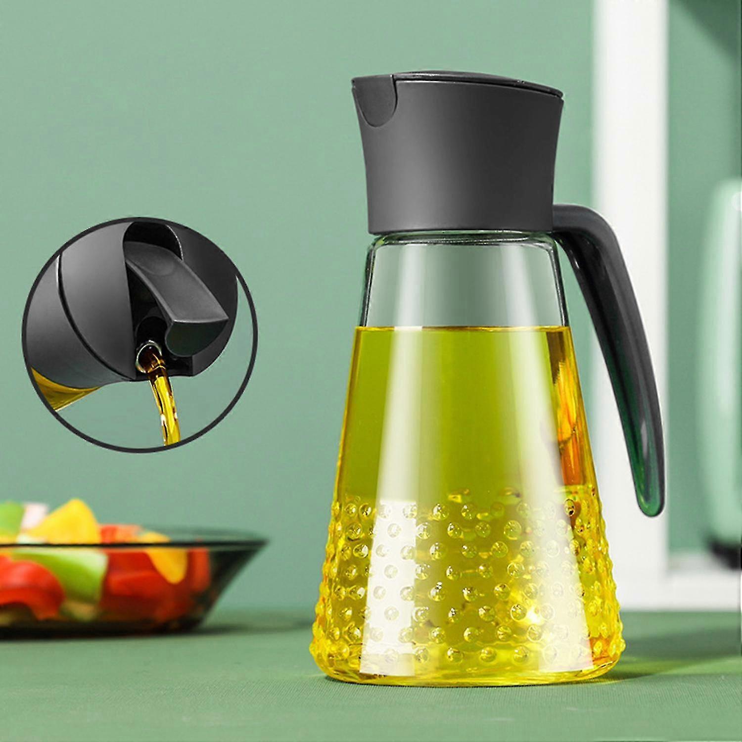 bottle open dispenser leakproof vinegar sauce container glass automatically