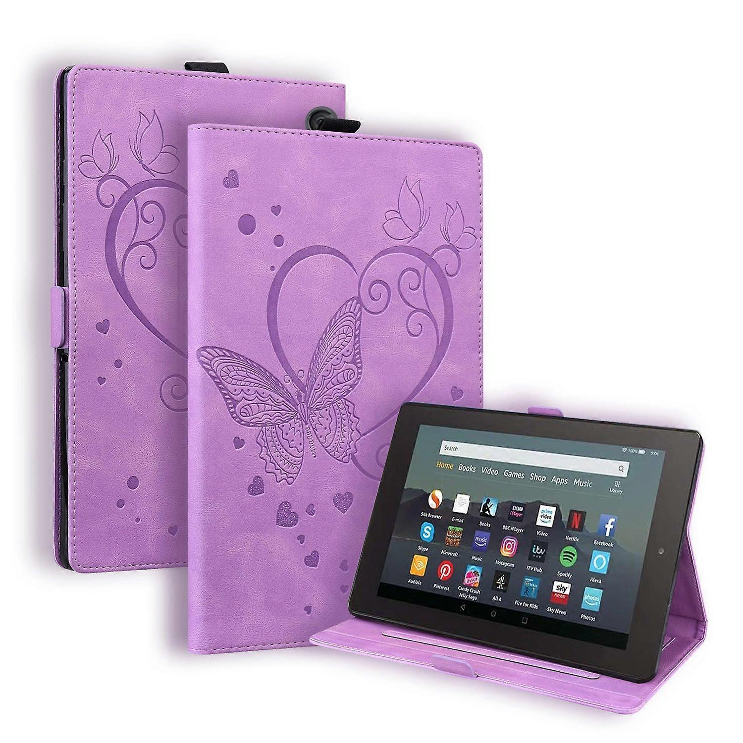 Leather Tablet Case For Amazon Kindle Fire 7 2022