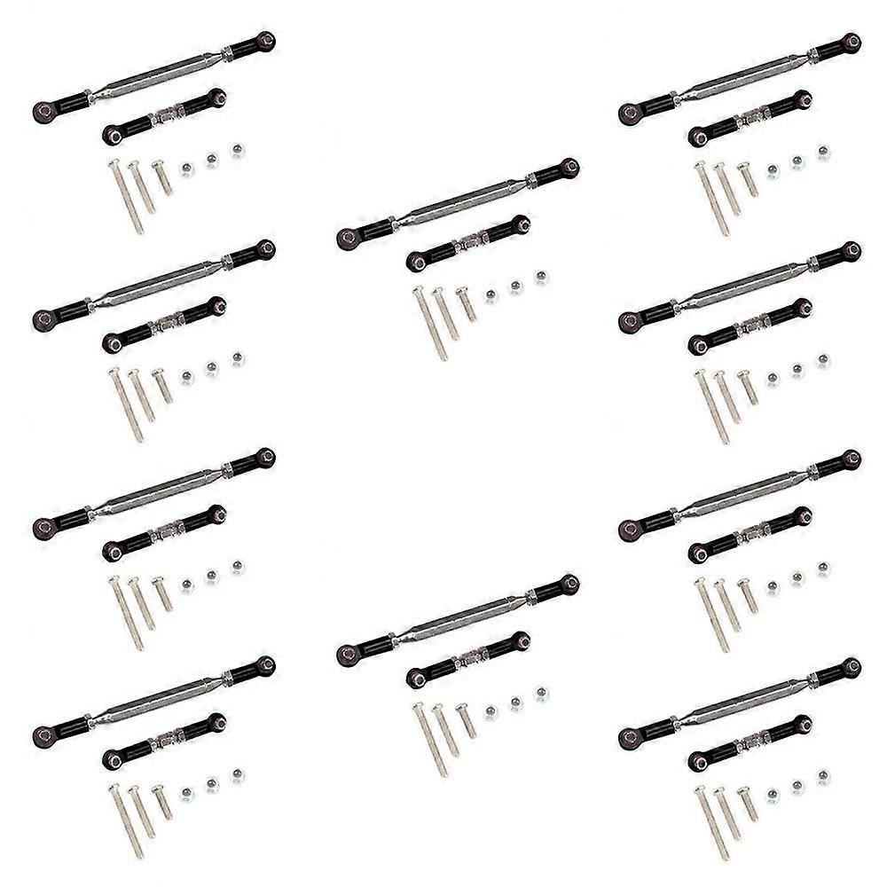 10X Metal Adjustable Steering Linkage Link Pull Rod Turnbuckle suitable for MN D90 D99 MN-90 -45 ,
