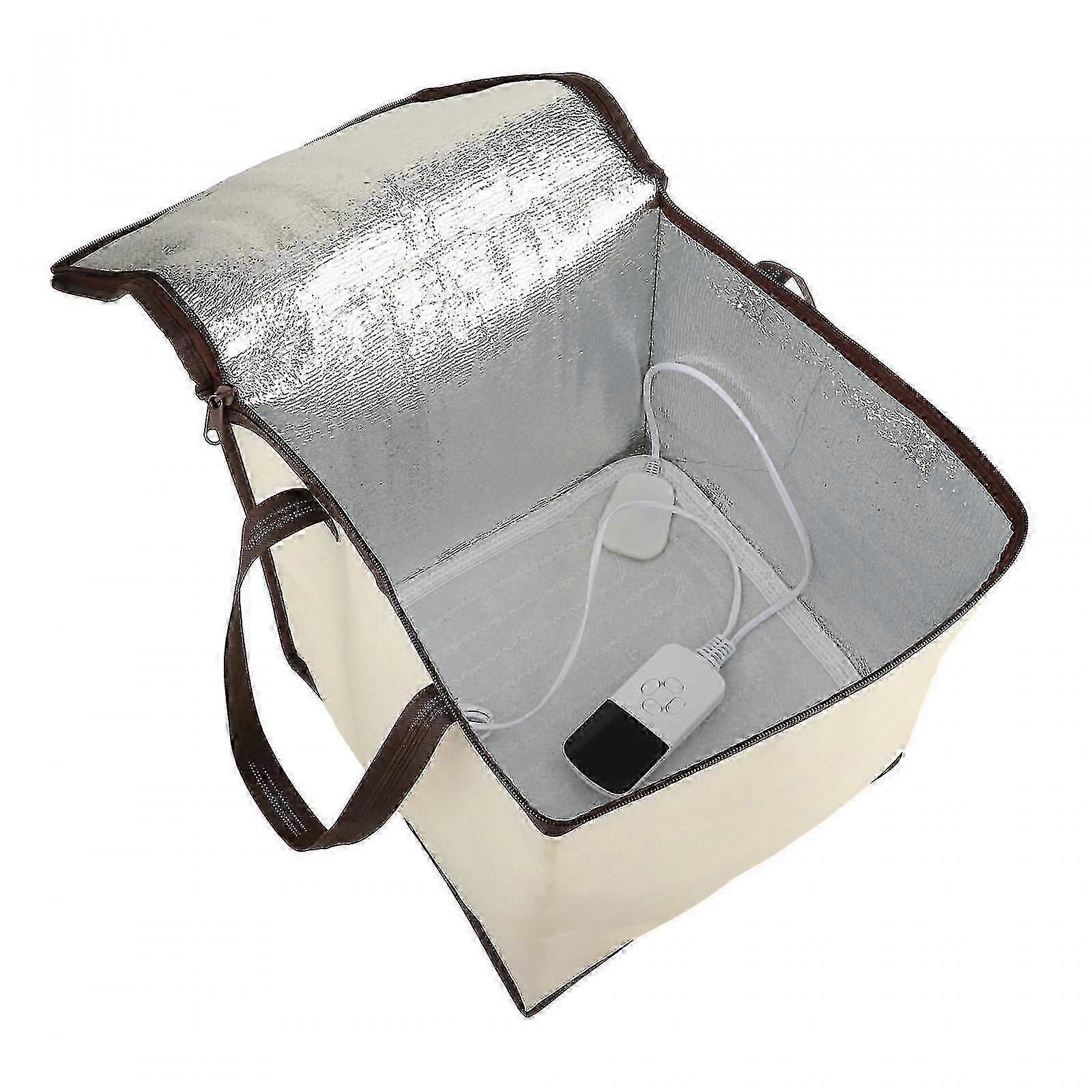 Dough Proofer Sourdough Warmer, Portable Heat Preservation With Warming Mat, Temperature Control Bread Making Proofing Box