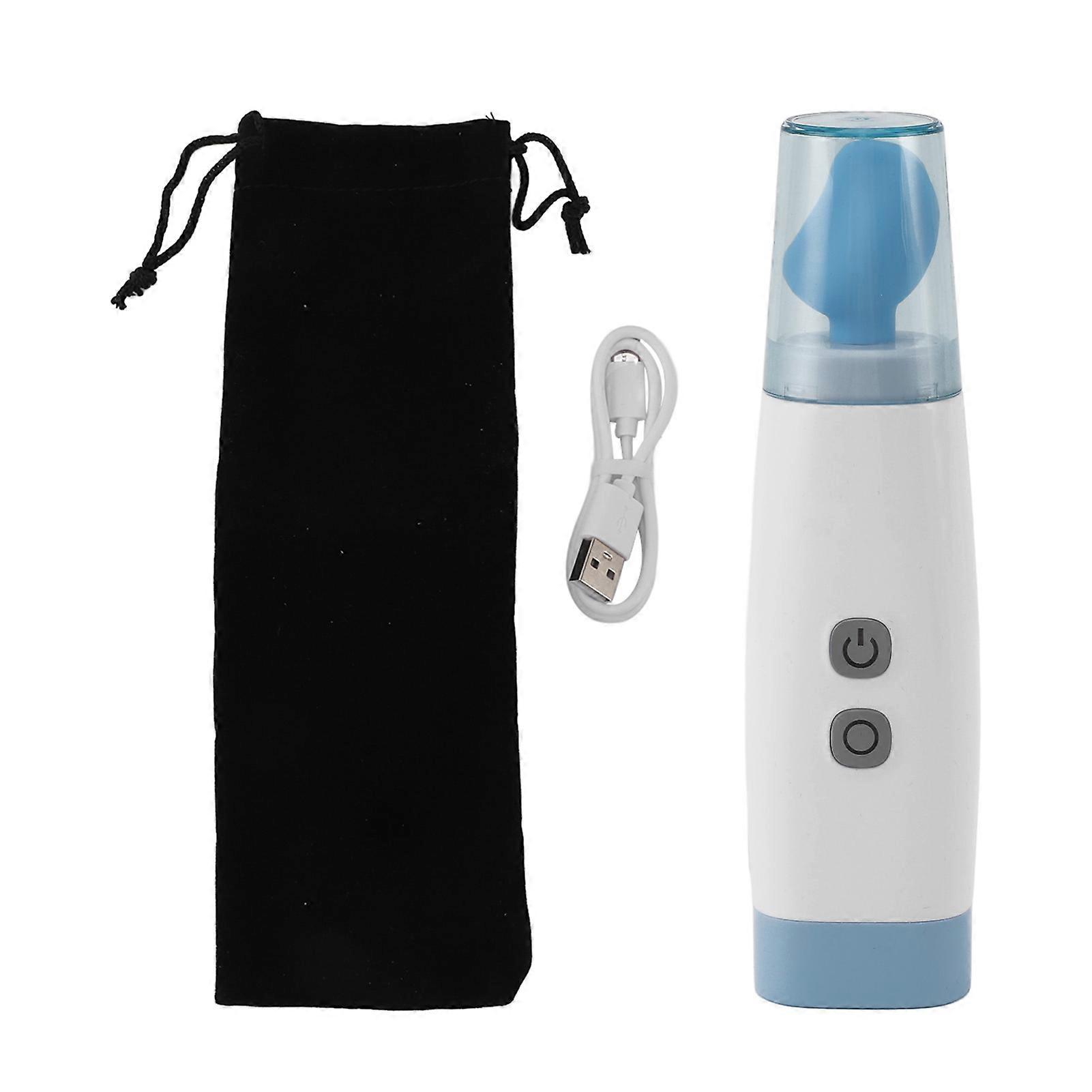 Ear Pressure Relief Device 6 Speed Adjustable Fast Charging with Dustproof Cap Eustachian Ear Unclogger for Adult Kid Air Traveler Swimmer Diver