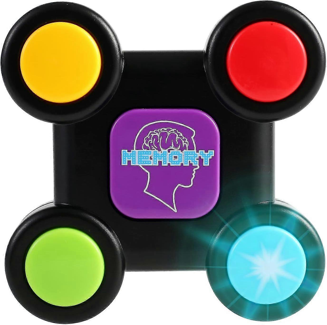Memory Game Brain Teaser Puzzles Handheld Games with Lights & Sounds, Electronic Sequence Remember Challenge Repeat Game Toys