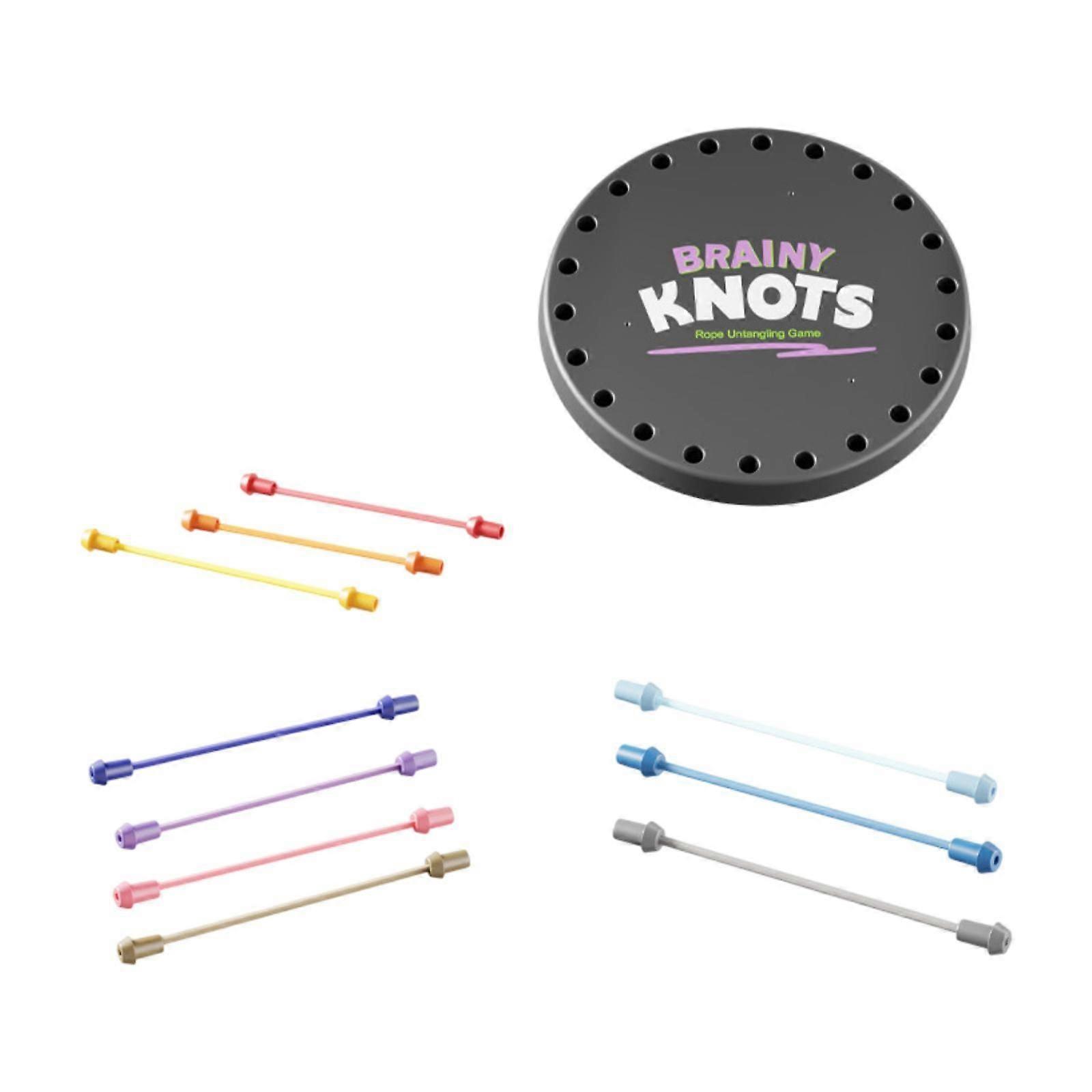 Rope Untangling Toy Intelligence Development Portable Rope Loop Toy for Kids