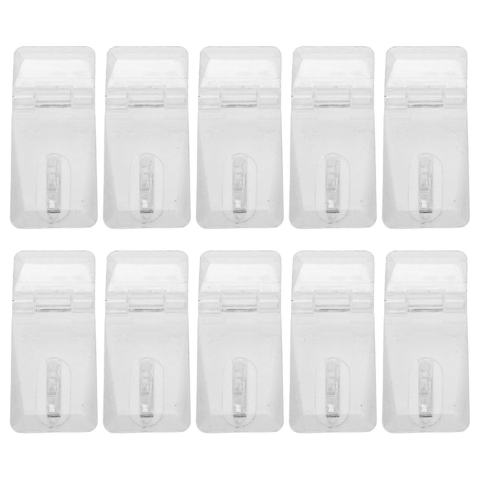20 Sets Clear Acrylic Lock Hasp Transparent Hinge Hasp Clear Hinge Hasp