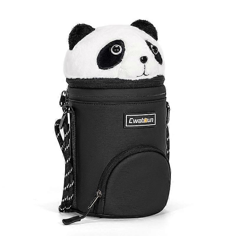 Cylindre d’objectif de caméra Cartoon Panda Camera Lens Housse de protection