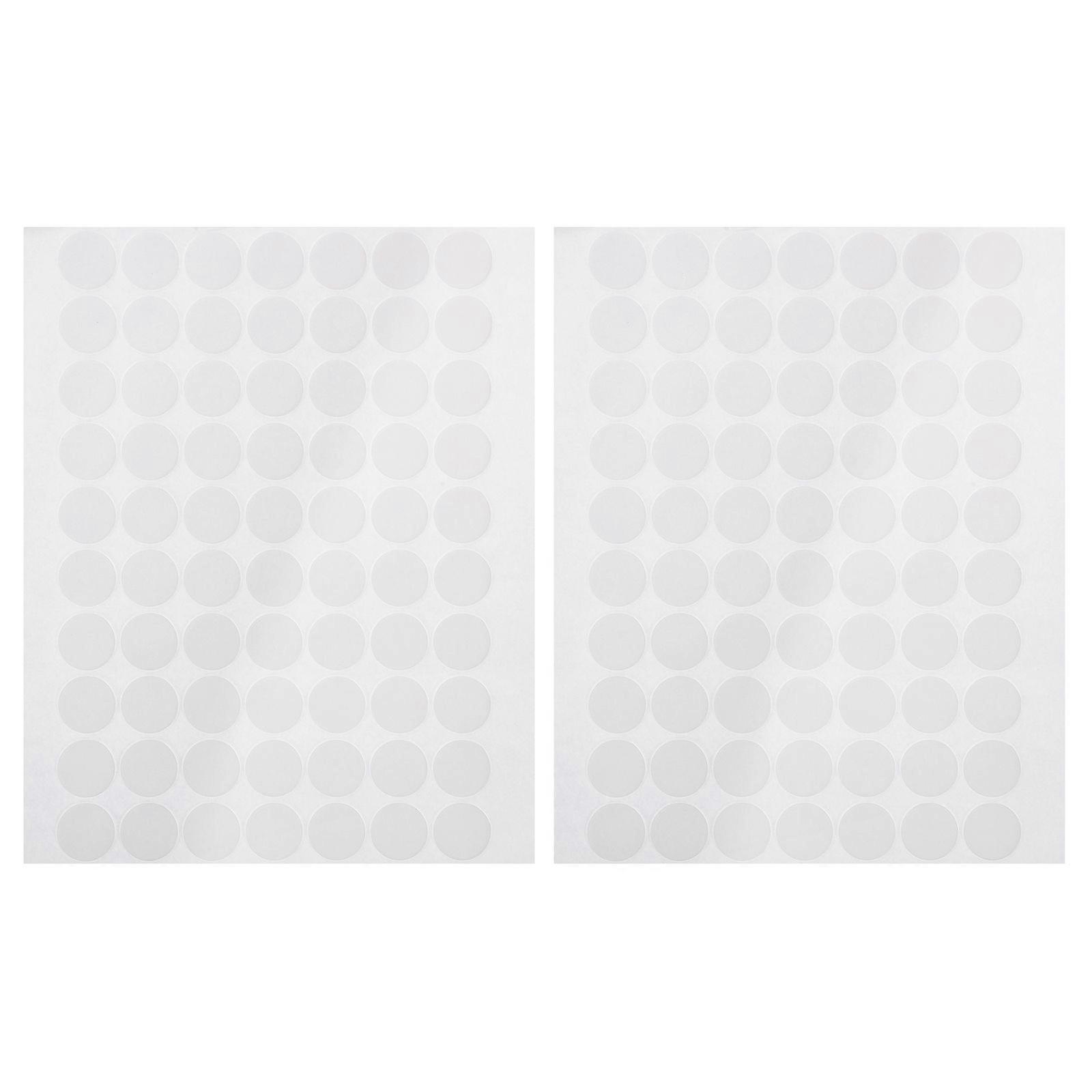 2pcs Acrylic Transparent Double-sided Adhesive Waterproof Strong No Traces Adhesive Sticker