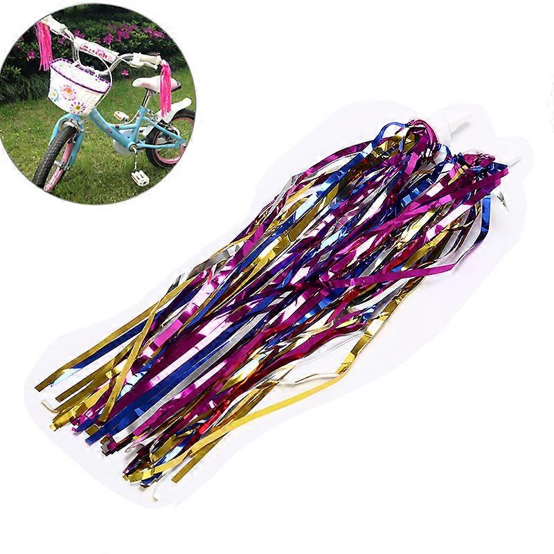 1 Pair Handlebar Streamers Tassels Bicycle Cycling Tricycle Kids Girls Boys
