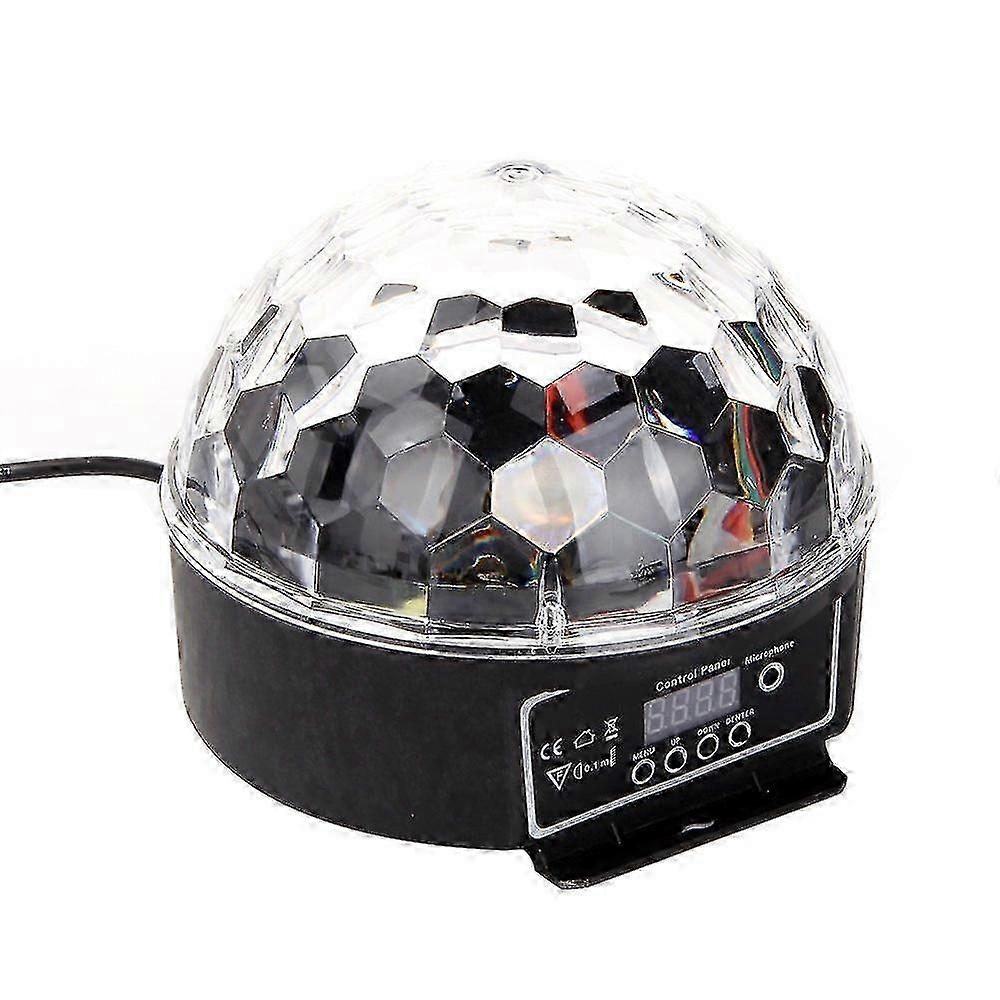 Led Rgb Boule de Cristal Effet Lumière Dj Scène Lumière Pour Ktv Pub Bar Spectacle De Mariage Activé Par La Voix F26