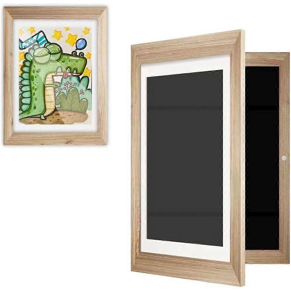 1/2pcs Kids Art Frames Front-Open Easy Change Art Frame Drawings Artwork Picture Frames for Wall Tabletop Display