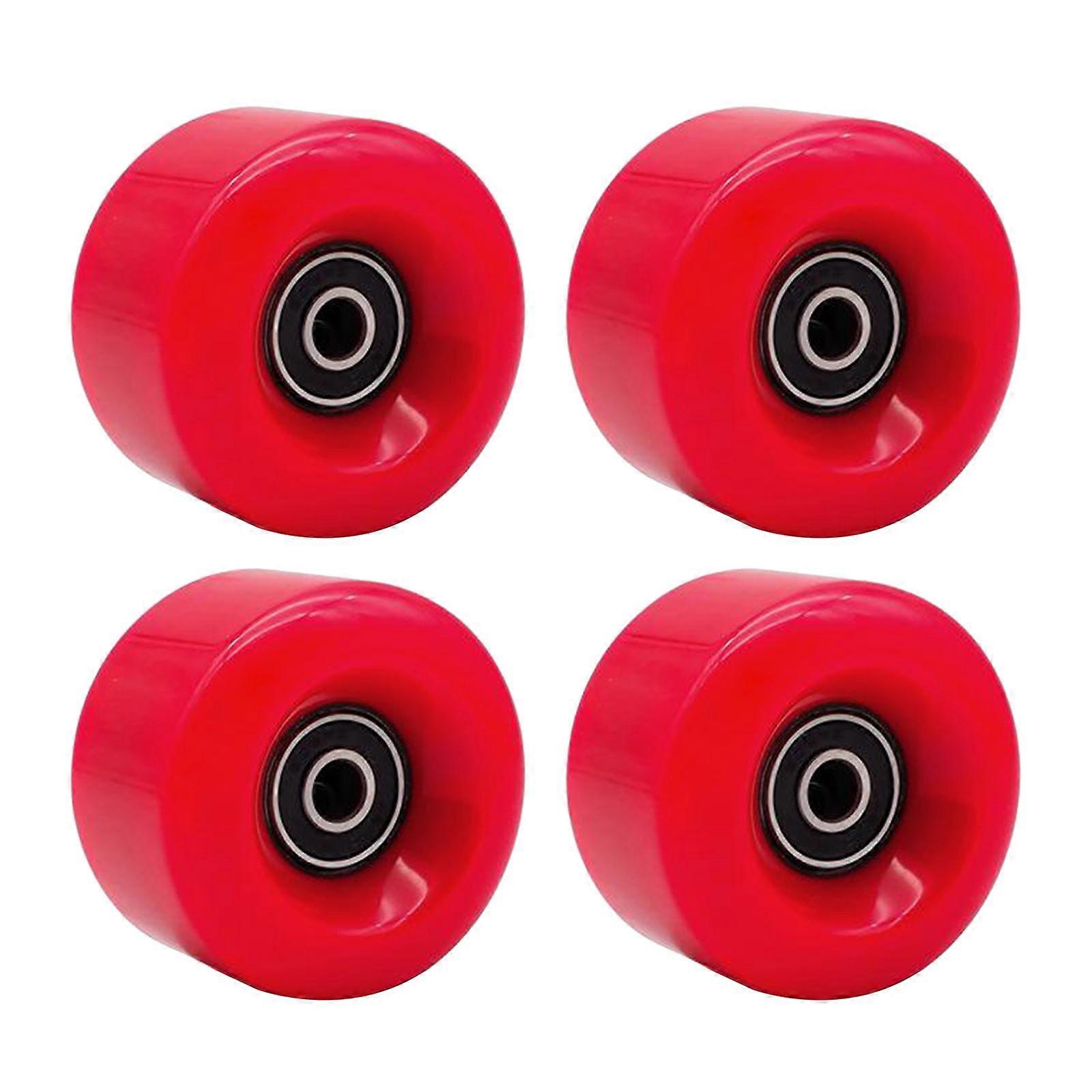 58mm 82A Inline Skate Wheels, 4 Pack Replacement Roller Skating Wheels for