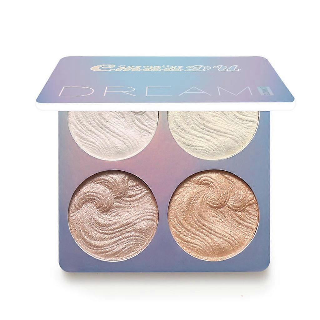 Make-up Gesicht Puder 4 Farben Bronzer Highlighter Puder