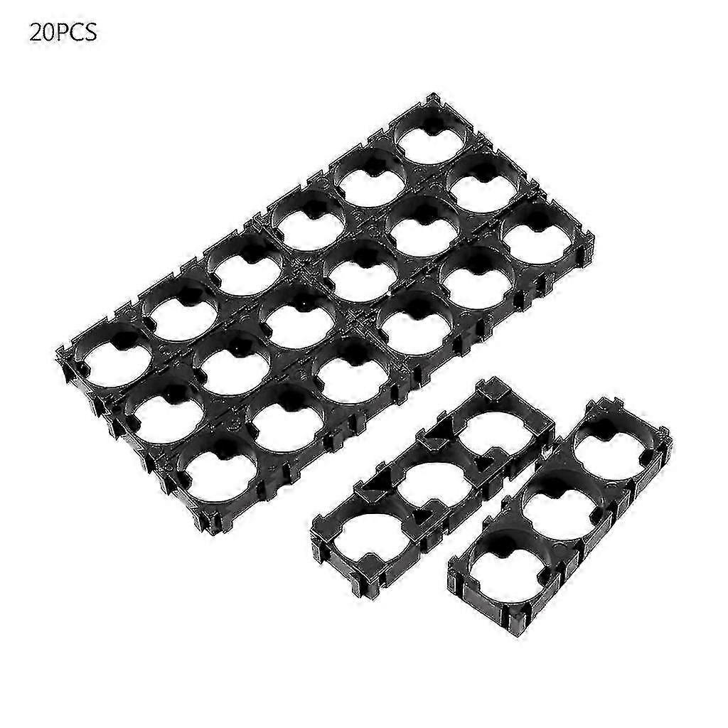 20-Piece Plastic Bracket Set for 18650 Battery Holders