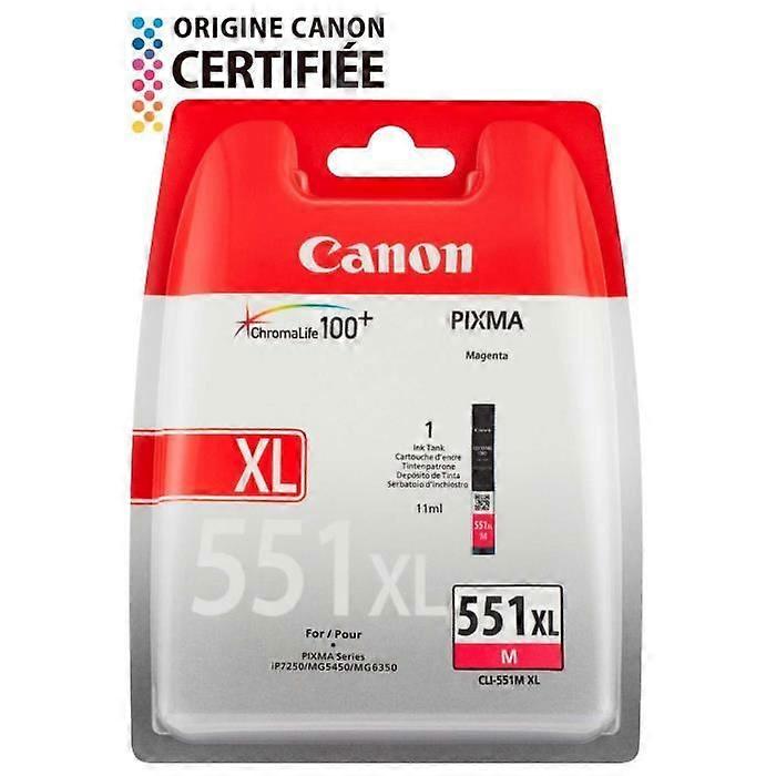 Tinteiro de elevado rendimento CANON CLI-551XL M - Magenta