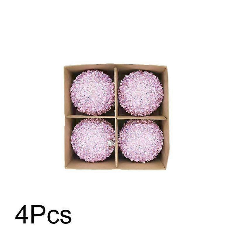 4 db-os divatos karácsonyi golyók gyöngy flitteres karácsonyfa medál függő díszek lakberendezési party jelenet