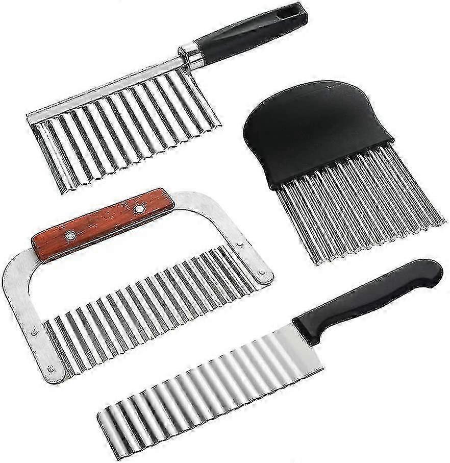 Slicing Tool, 4 - Piece Set with Different Blade Designs for Versatile Slicing, Ideal for Kitchen Use