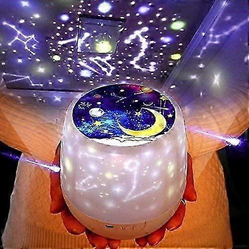 Kids Night Light Multifunctional Star Projector Lamp,5 Patterns