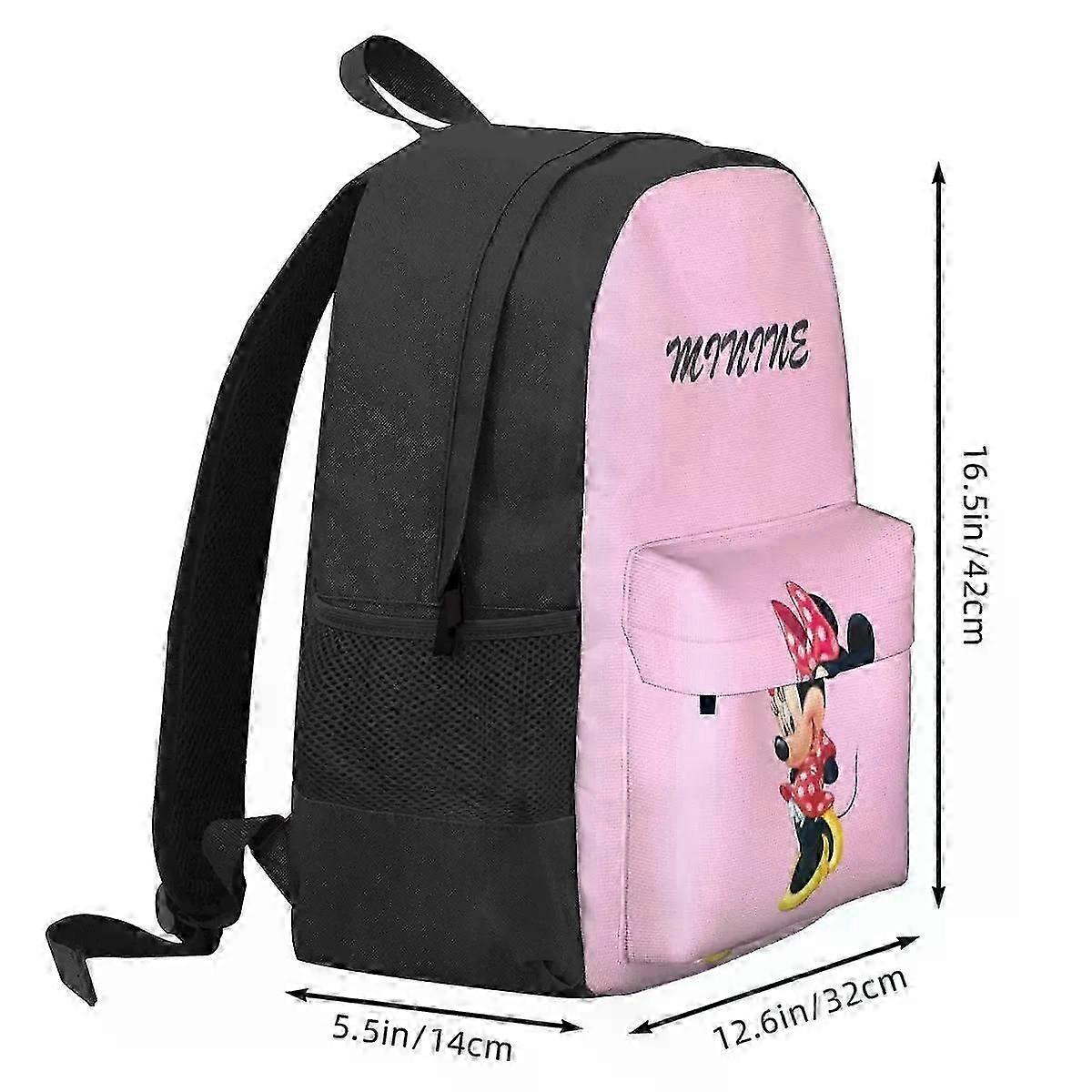 a1485 Backpack Mickey Mouse Kawaii Cartoon Women Backpack Mochila Casual Children School Bag Laptop Backpack Teenage Large Travel Rucksack aHt1485