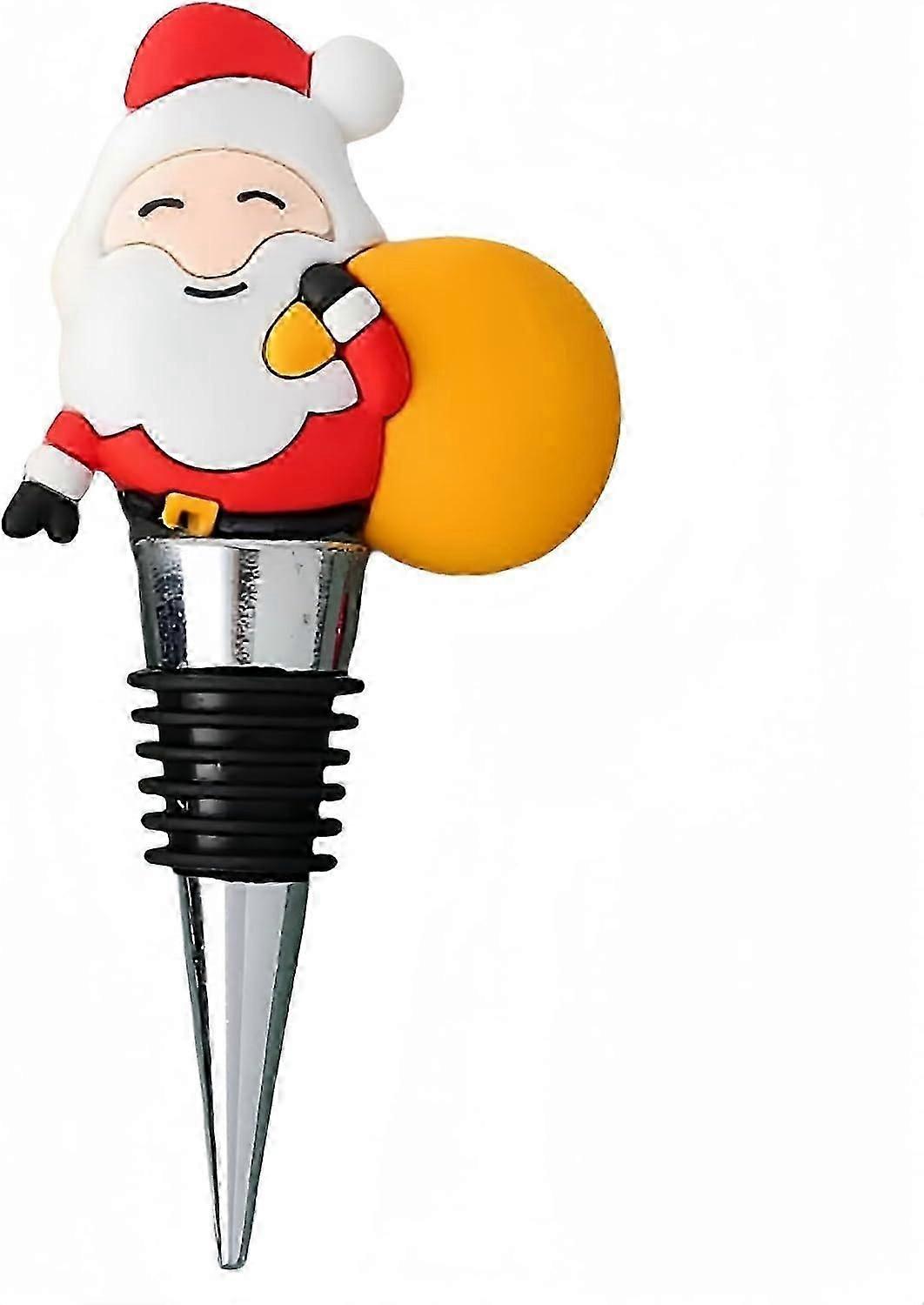 Christmas Wine Corks Wine Bottle Corks Practical Wine Stopper Wine Bottle Stopper Christmas Party Stopper Drink Party Accessories Drink Bottle Stopper