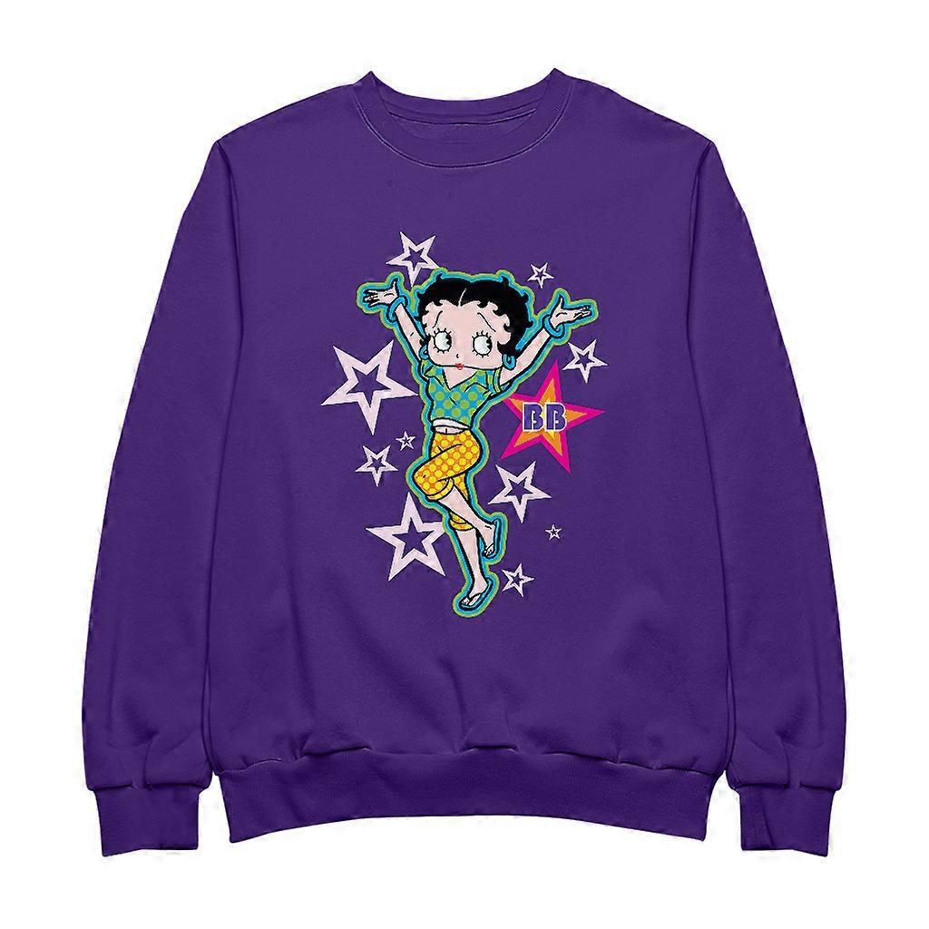 Betty Boop Polka Dots and Stars Women's Sweatshirt