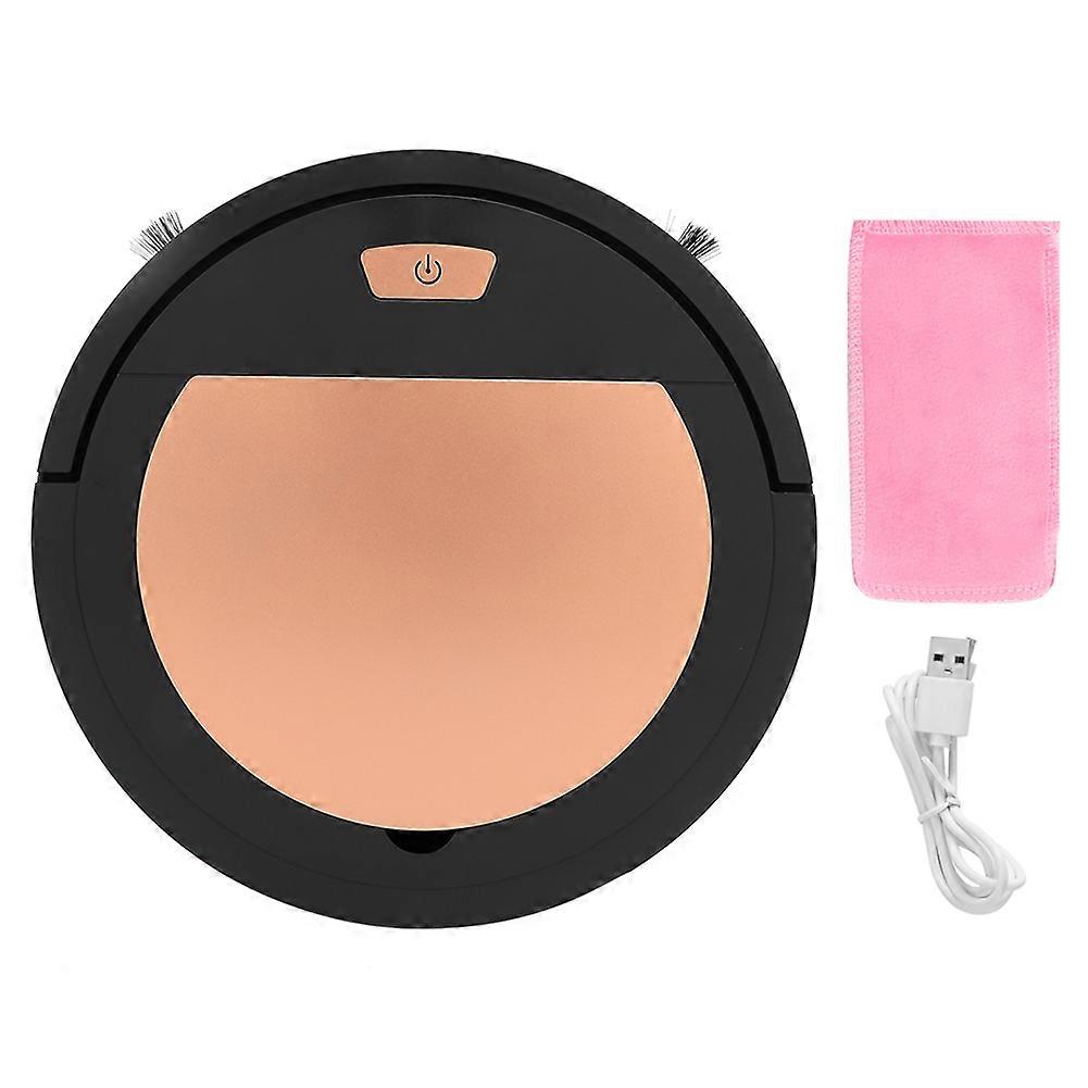 USB Robot Aspirapolvere Spazzatrice Intelligente Tappeto Macchina Automatica Per La Pulizia Della Casa (Nero)