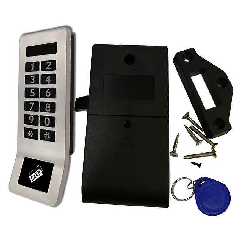 Stainless Steel Panel Digital Electronic RFID & Password Keypad Number Cabinet Door Code Lock with P