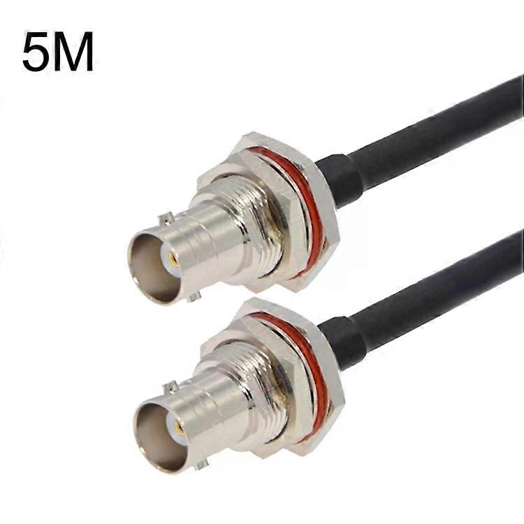 BNC Female to BNC Female Coaxial Adapter Cable-5m,Waterproof Circle