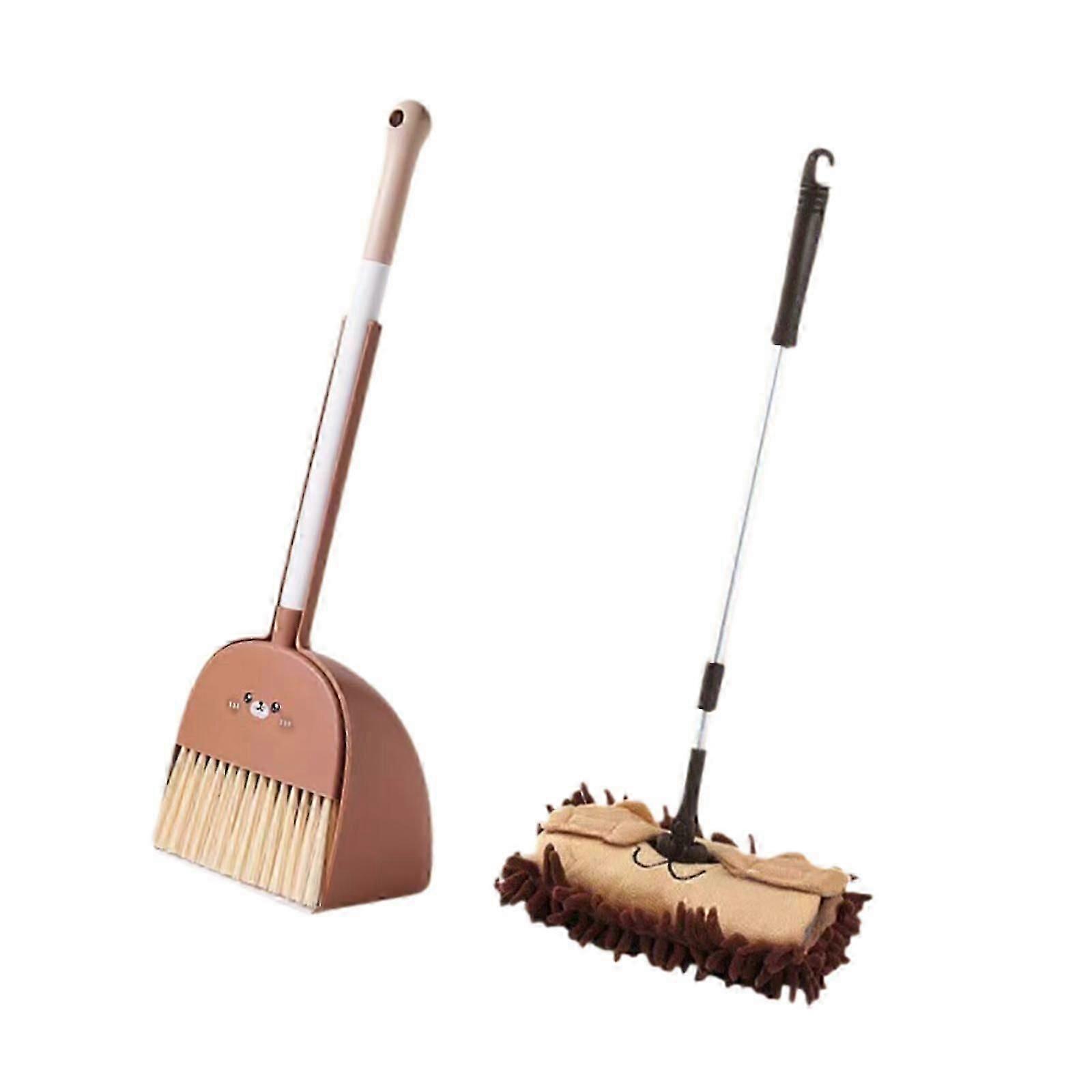 Mini Broom and Dustpan Mop Set for Kids Children Housekeeping Cleaning Tools