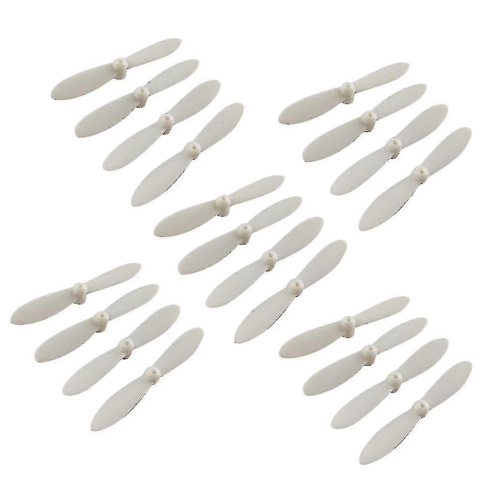 Ersatzpropeller 20er Set für Cheerson Cx 10 Mini Quadcopter Hubschrauber RC Teile in weiß