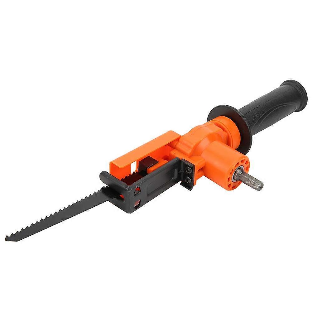 Reciprocating Saw Adapter for Electric Drill, Portable Handheld Woodworking Tool, Compatible with Standard Blades