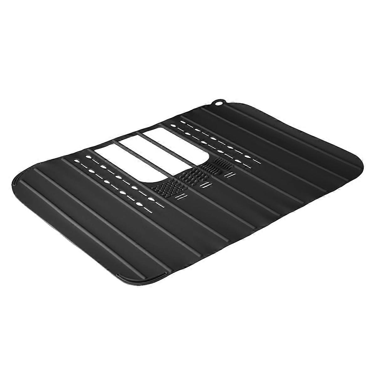 Foldable Sink Cover Mat Space Saving Bathroom Organizer Makeup Brush Cleaning Mat A