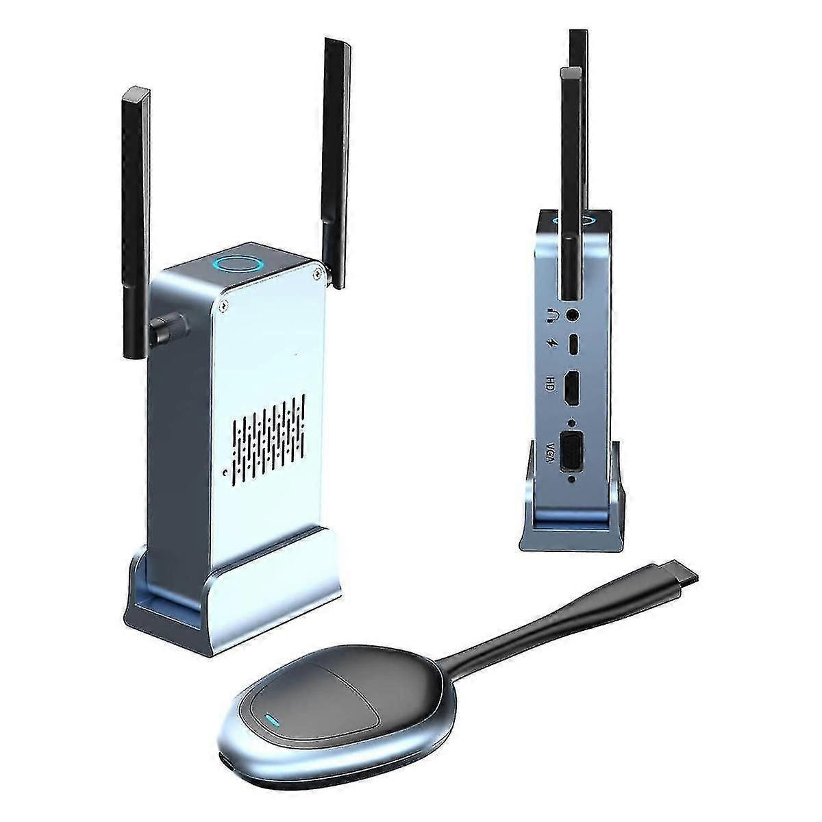 Wireless -compatible Transmitter And Receiver,wireless Same Screen Ce,4k Vga Converter Adapter