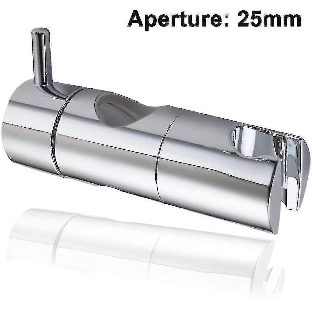 Universal Adjustable Shower Holder for Bathroom Accessories, 360 Rotating ABS Mount Bracket with Resin Pad
