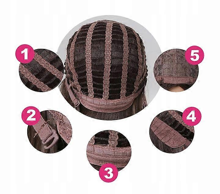 Pruik Haar Lang Synthetisch Lichtgrijs Kehang Dames