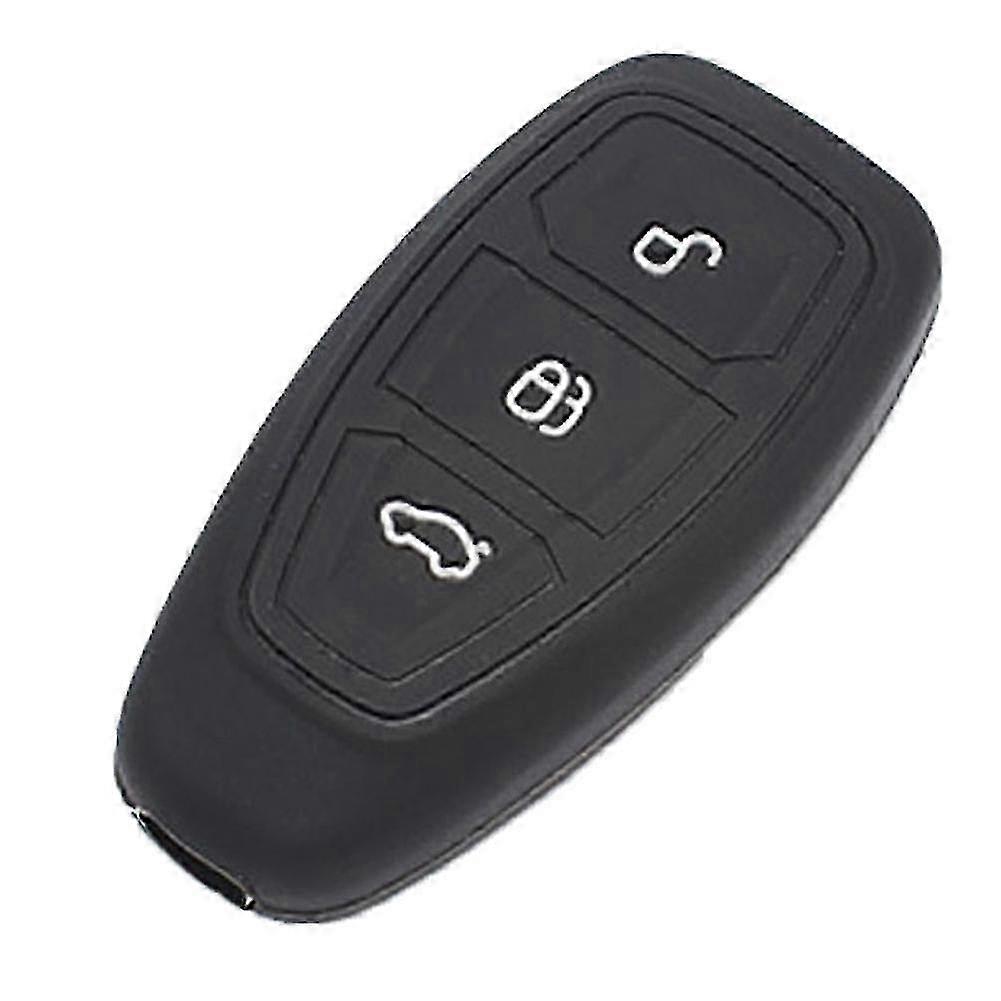 Silicone Cover Case with 3 Buttons for Ford Focus Mondeo Fiesta Car Key Fob