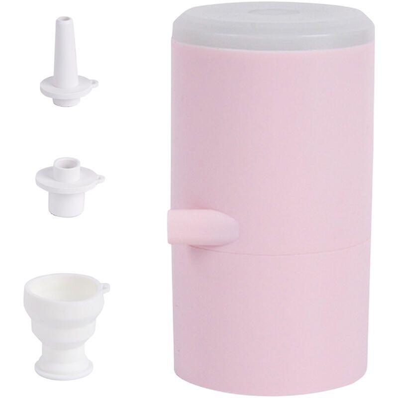 Mini USB Electric Air Pump for Outdoor Camping (Pink)