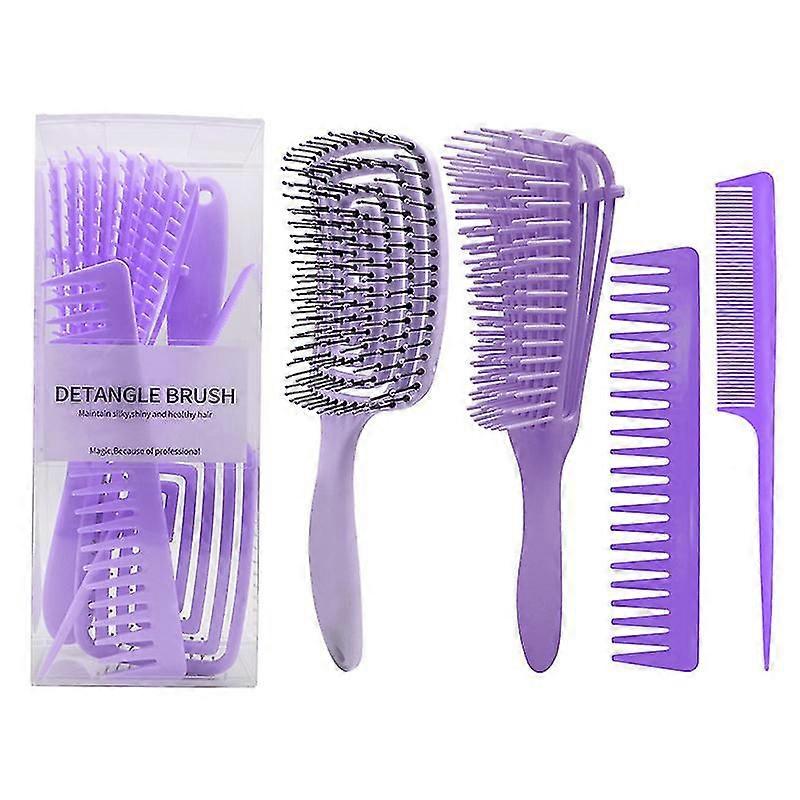 Ensemble de 4 brosses à cheveux professionnelles